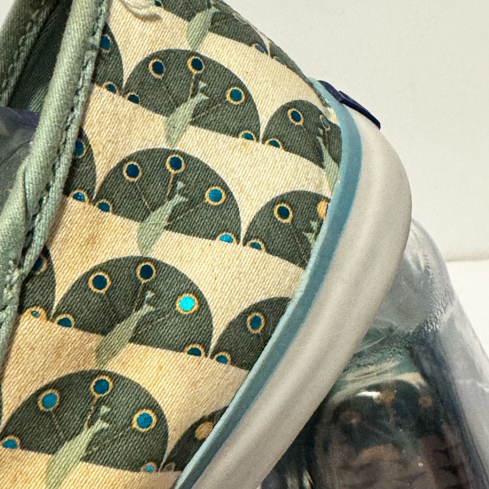 Keds ELEANOR Women's 9.5 Low Flat Slip-On Blue/Brown Peacock Shoes - Picture 9 of 11